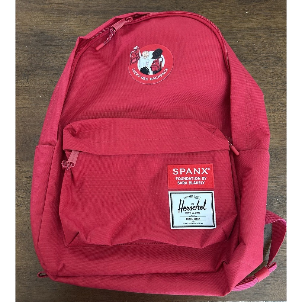 Herschel supply Co. Spanx The Lucky Red canvas backpack. NWOT